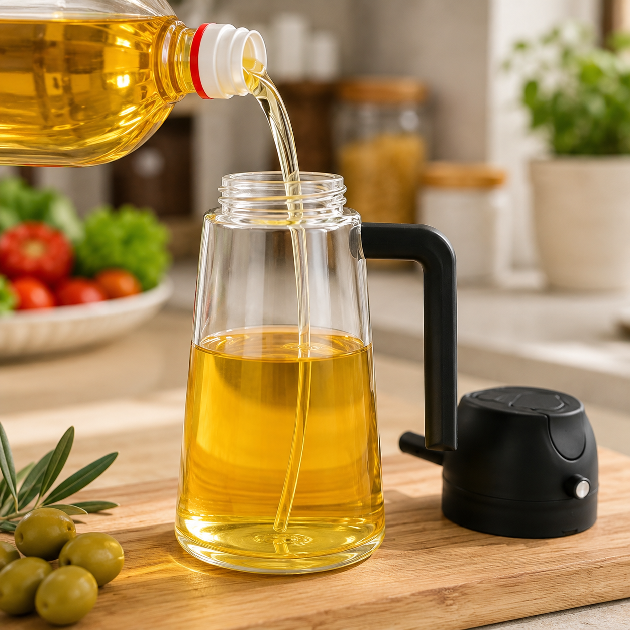 Kivora MistFlow | Glass Oil Sprayer 2 in 1 500ml