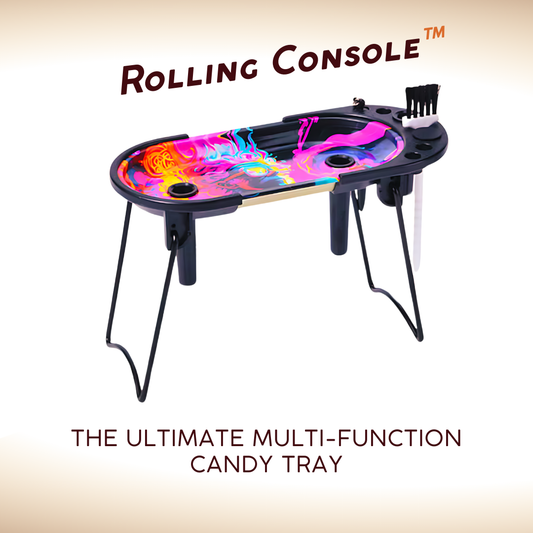 Rolling Console™ – The Ultimate Multi-Function Candy Tray