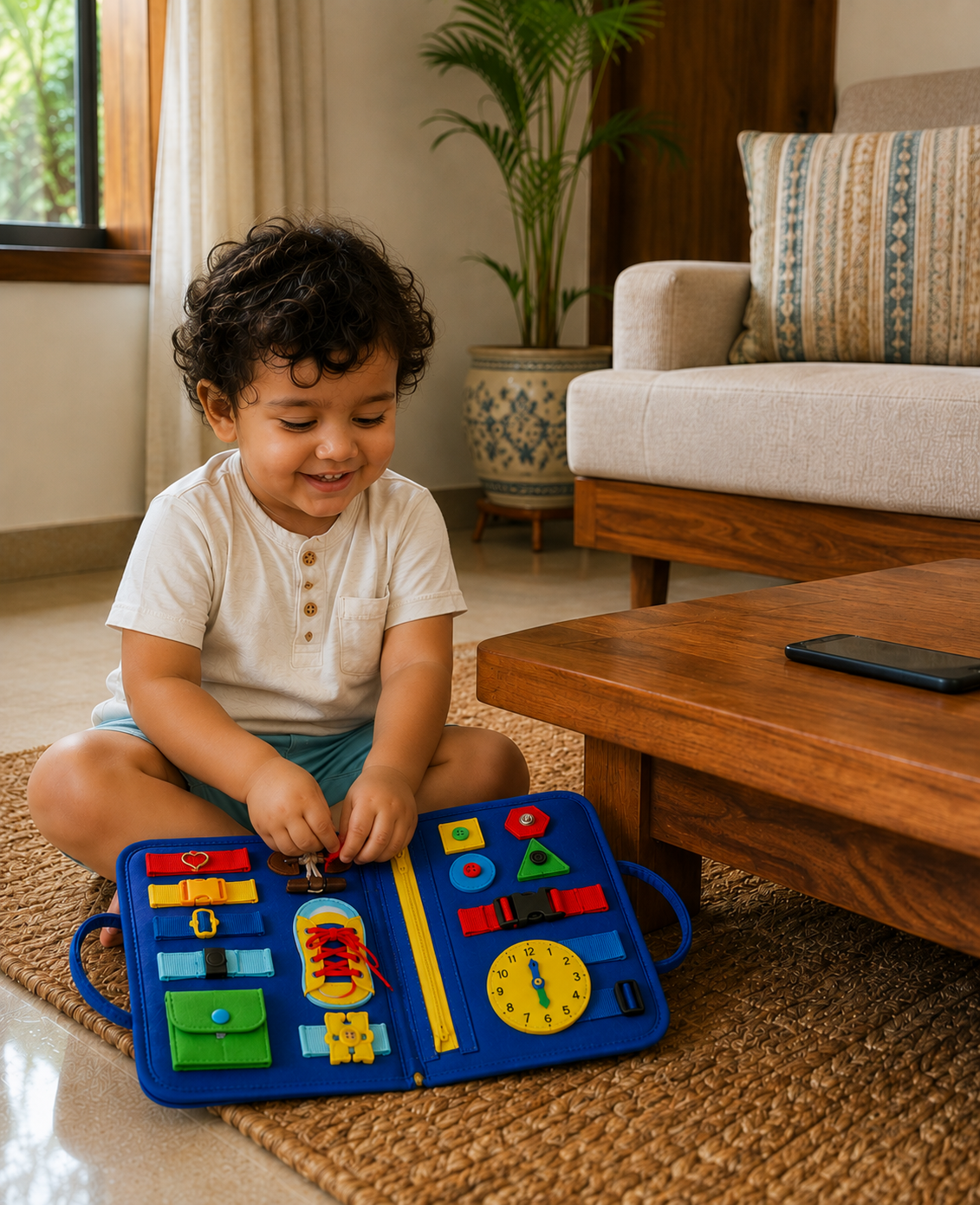 Busy Binder for Toddlers | 12-in-1 Reusable Activity Binder