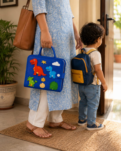 Busy Binder for Toddlers | 12-in-1 Reusable Activity Binder