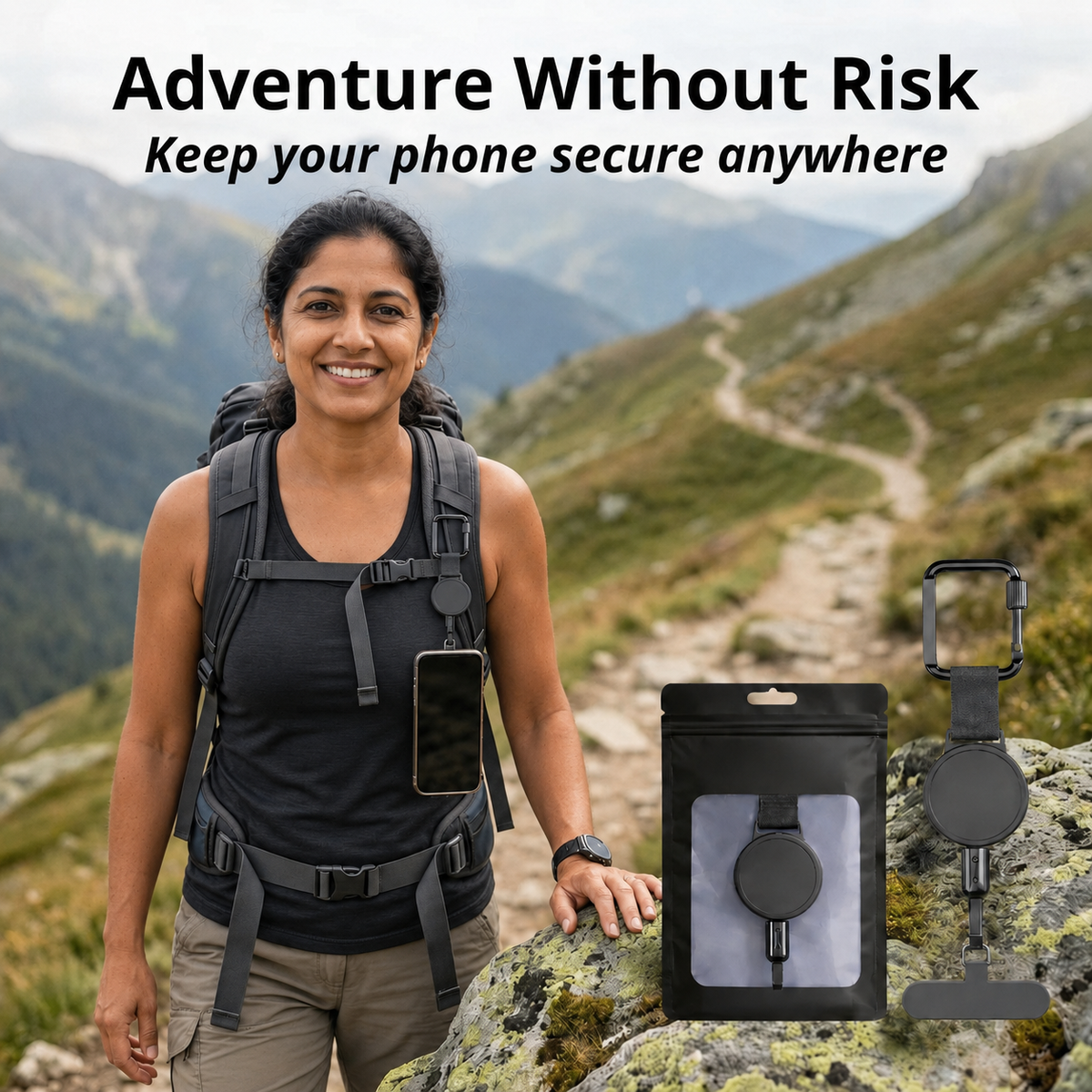 Mobile Seatbelt – Retractable Safety Tether